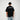 Man wearing a black t-shirt with 'JEREMIAD' printed on the back against a white background